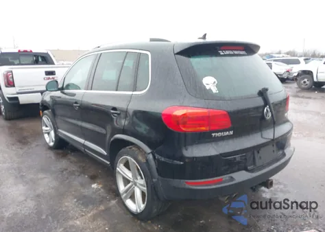 2014 Volkswagen Tiguan R-Line из США, поврежденный, VIN WVGBV3AX8EW117624